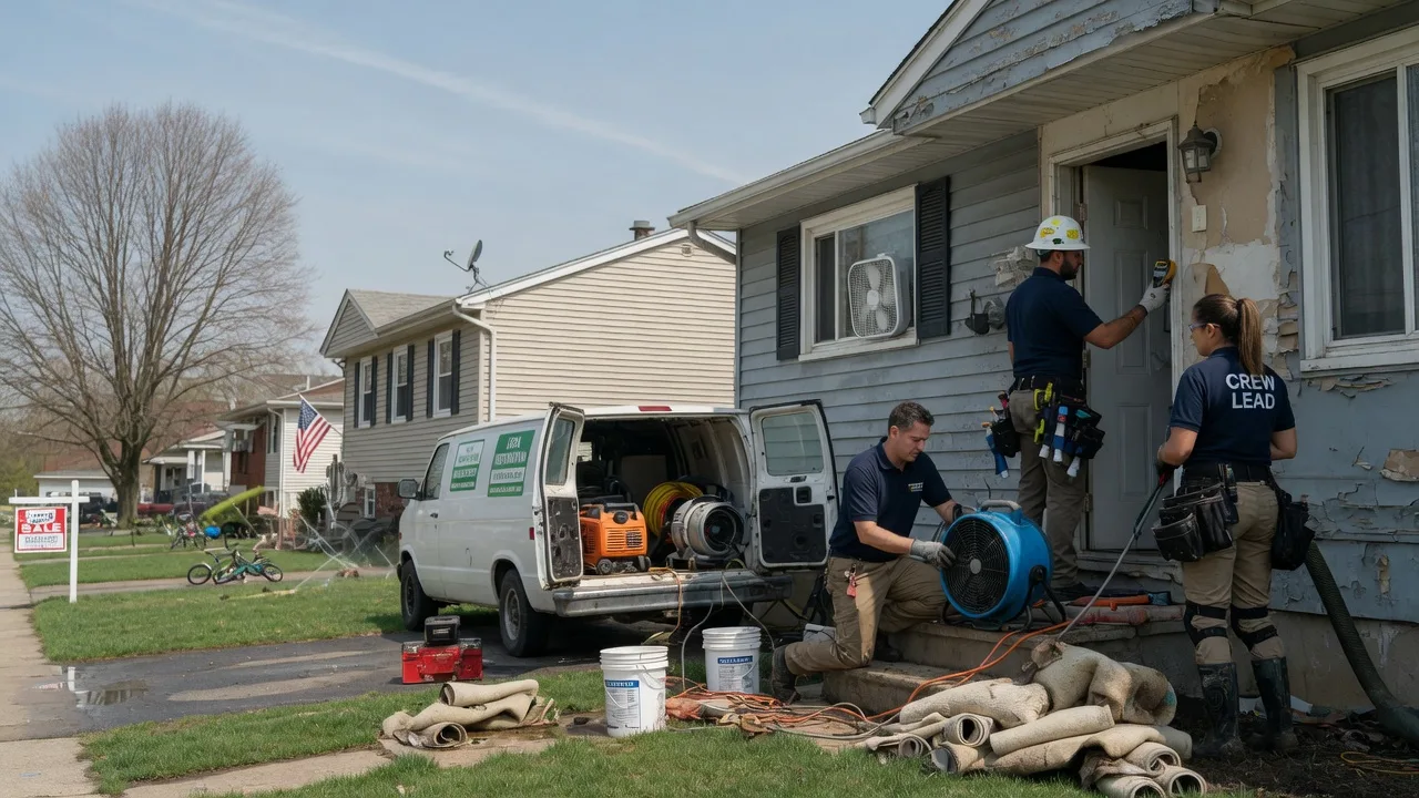 Flood Cleanup in Pittsford, MI near me